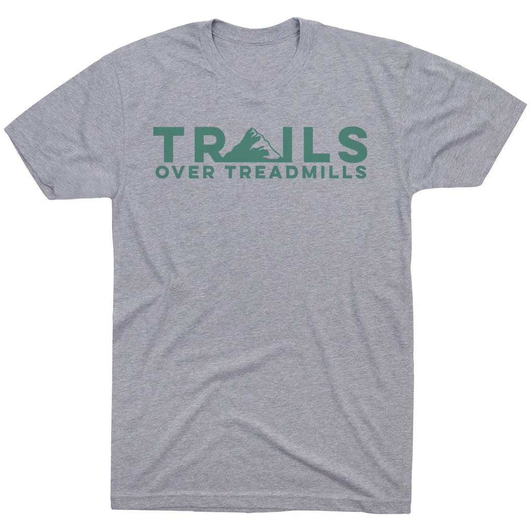 Active Comfort Wear Running Short Sleeve T-Shirt - Trails Over Treadmills
