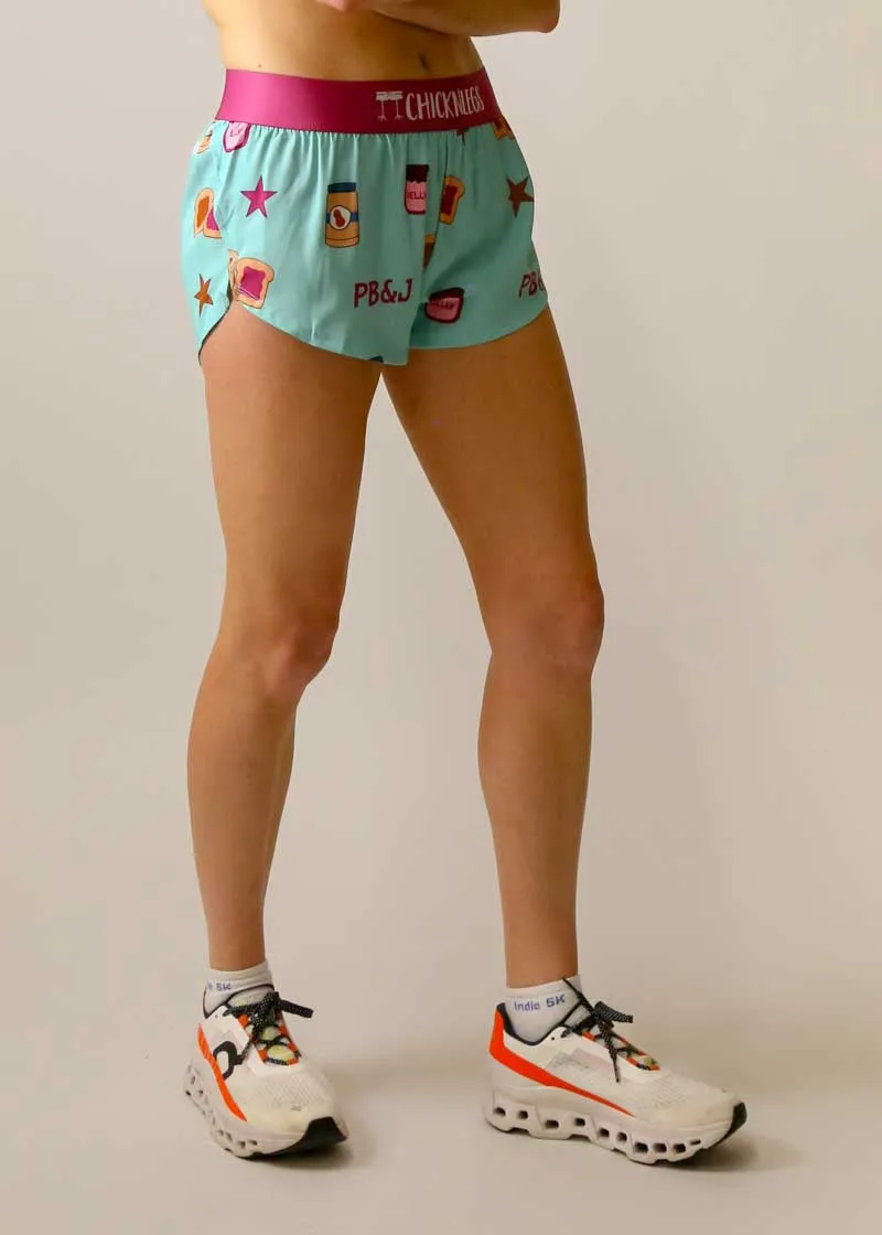 Women's PB&J 1.5" Split Shorts UPF Sun Protection Sleek Look