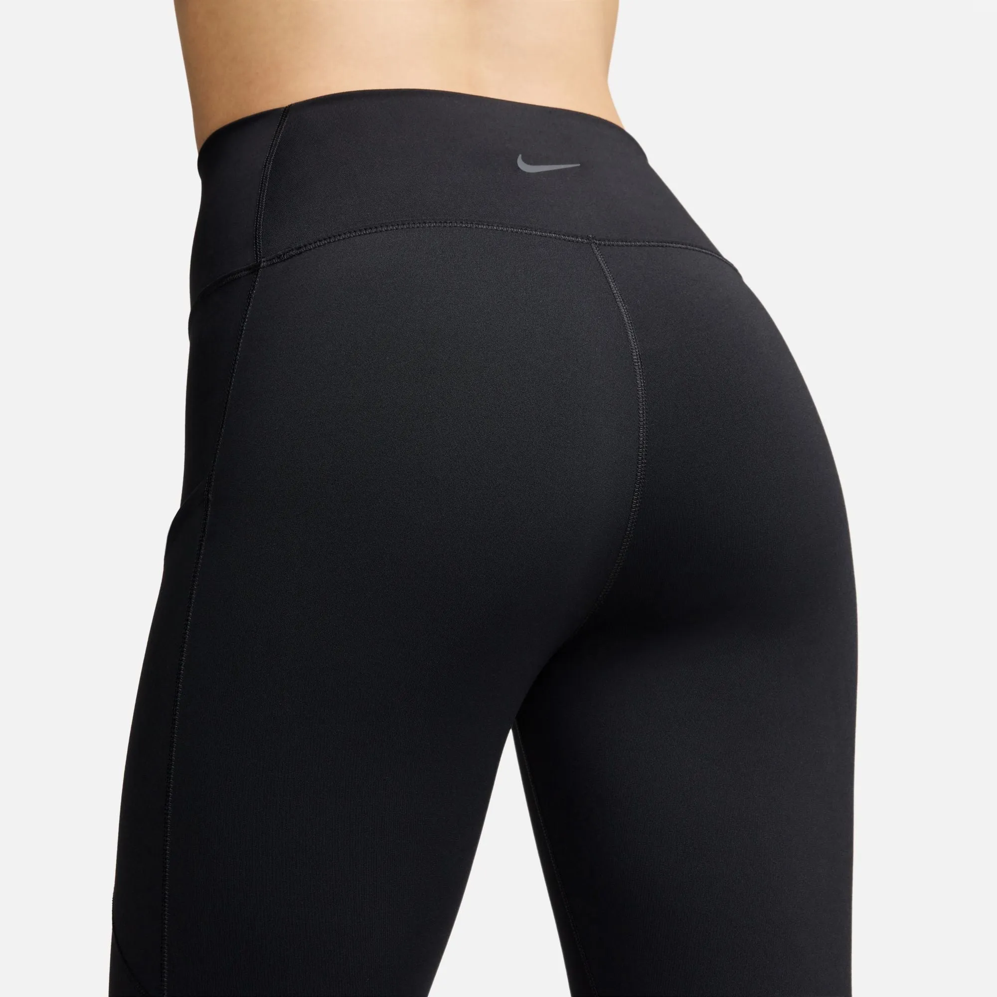 Stretch performance Nike Women's One High-Waisted 7/8 Leggings Black