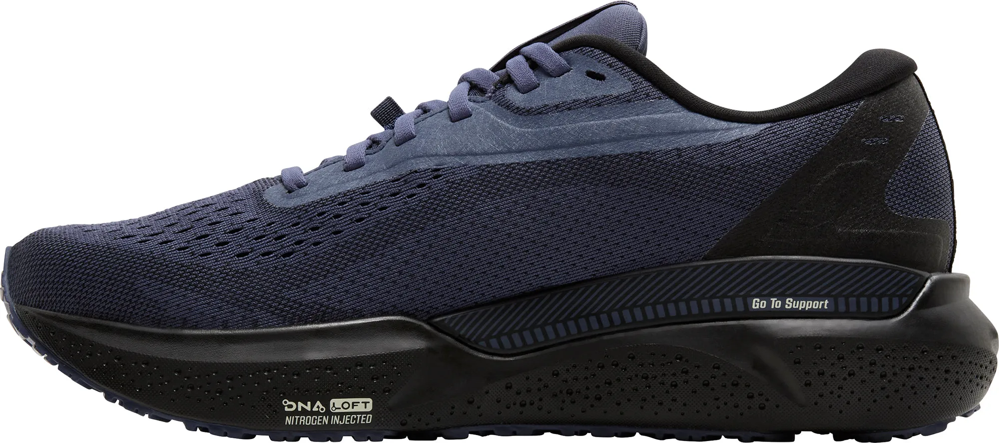 Brooks Adrenaline GTS 24 GORE-TEX Mens Running Shoes - Blue 3D Heel Clutch System Rolling Gait