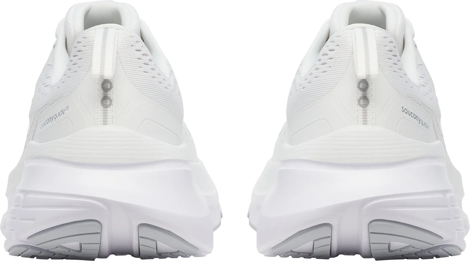 Mountain running asset Shock absorption Saucony Guide 18 Mens Running Shoes - White