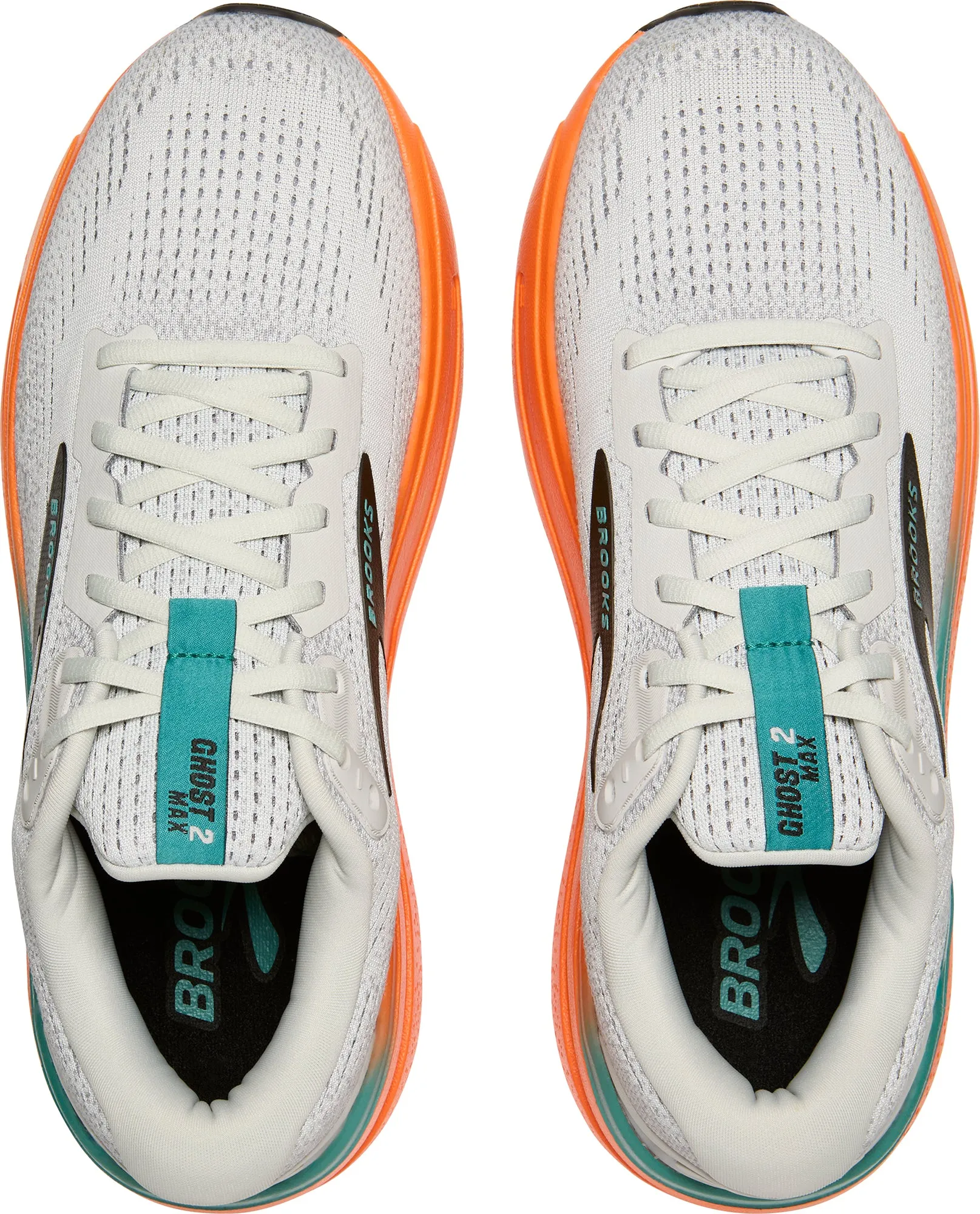 Brooks Ghost Max 2 Mens Running Shoes - Grey Comfort-focused Shock Dissipation