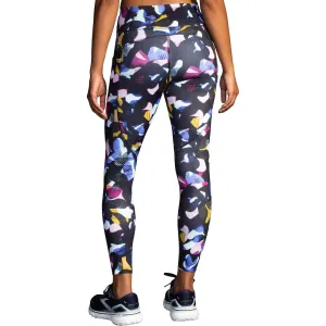 Brooks Method Womens 7/8 Running Tights - Black Moisture Wicking Active Lifestyle Quick Dry Minimalist Style