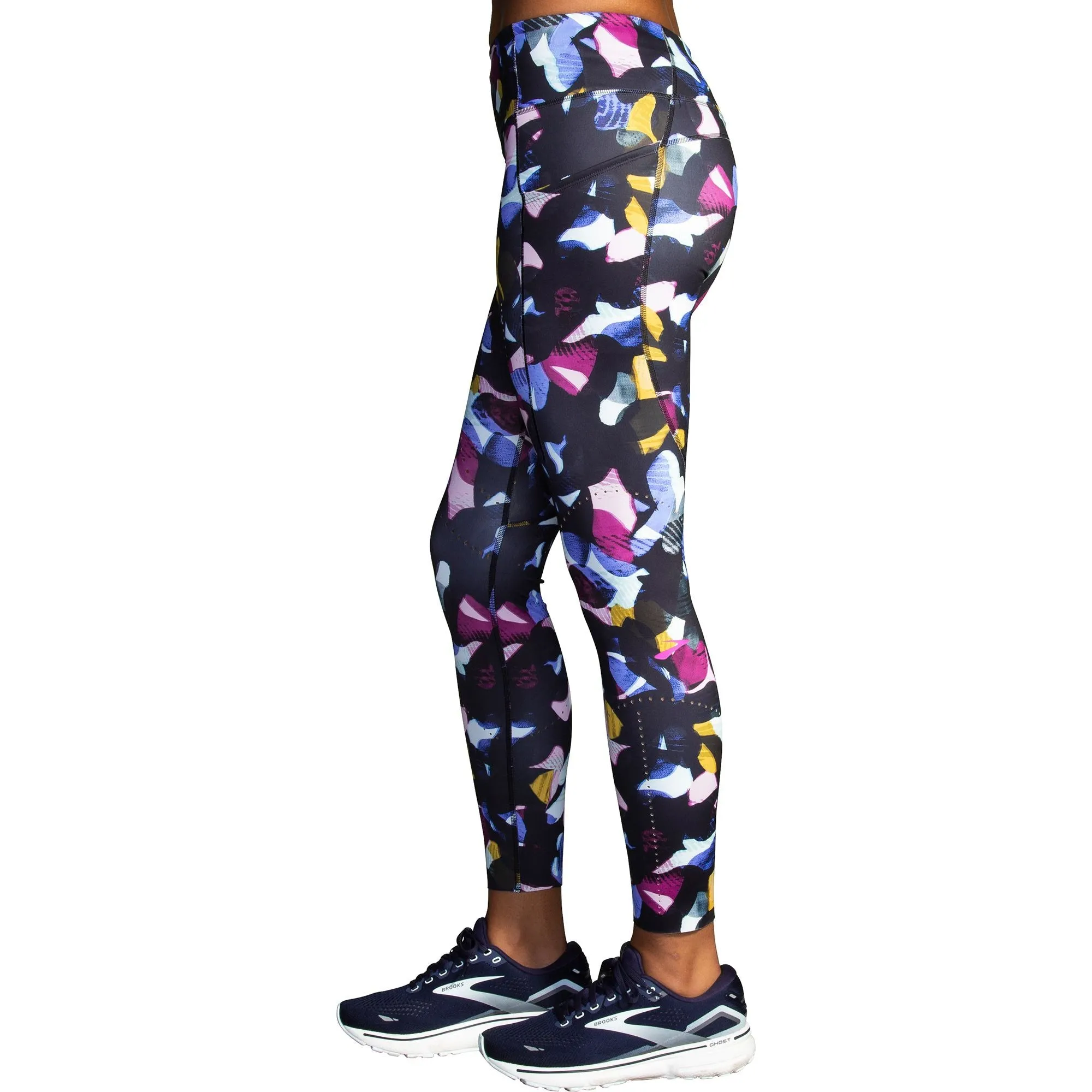 Brooks Method Womens 7/8 Running Tights - Black Timeless Look Smart and Stylish