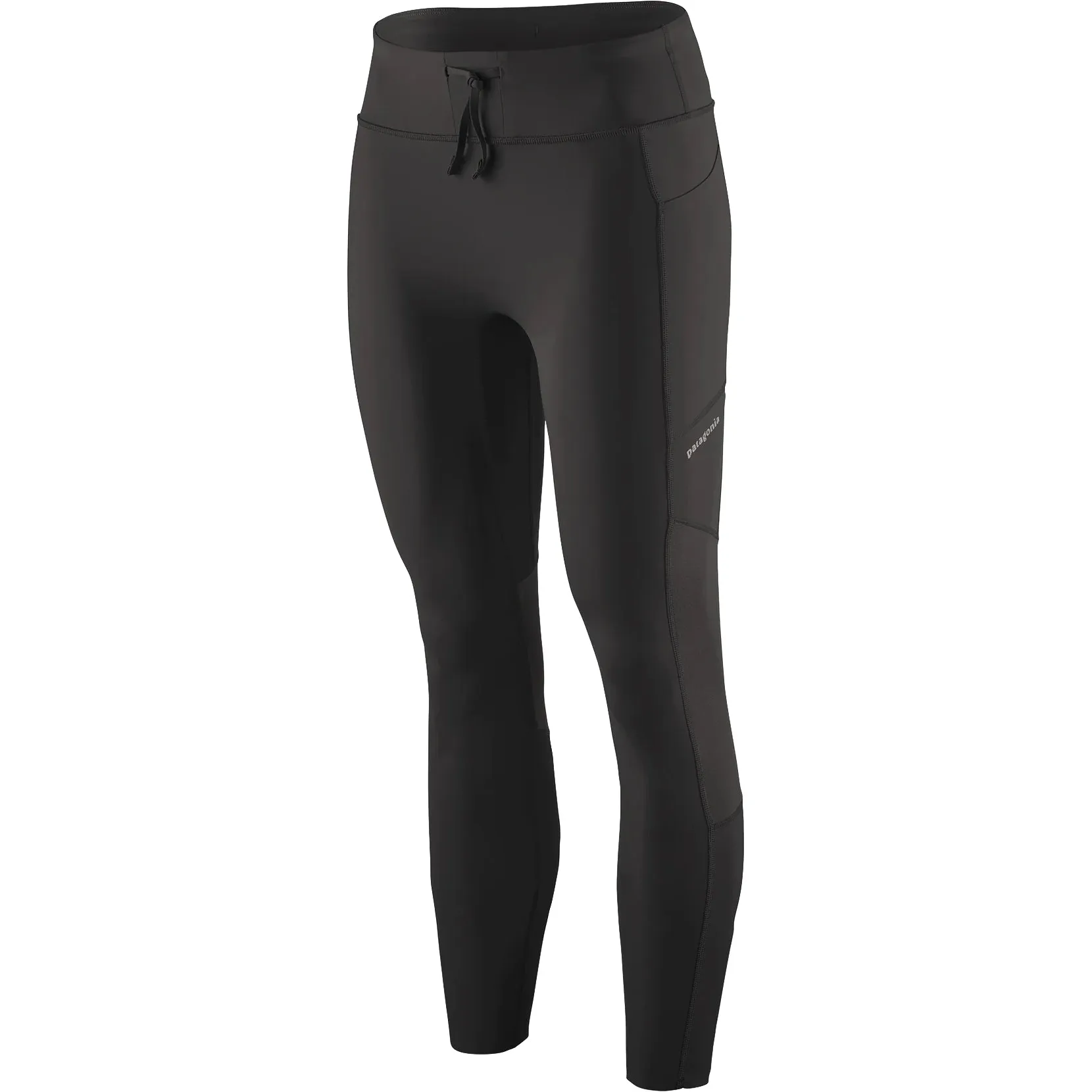 Patagonia Women's Endless Run Tight Black Durable Elastic