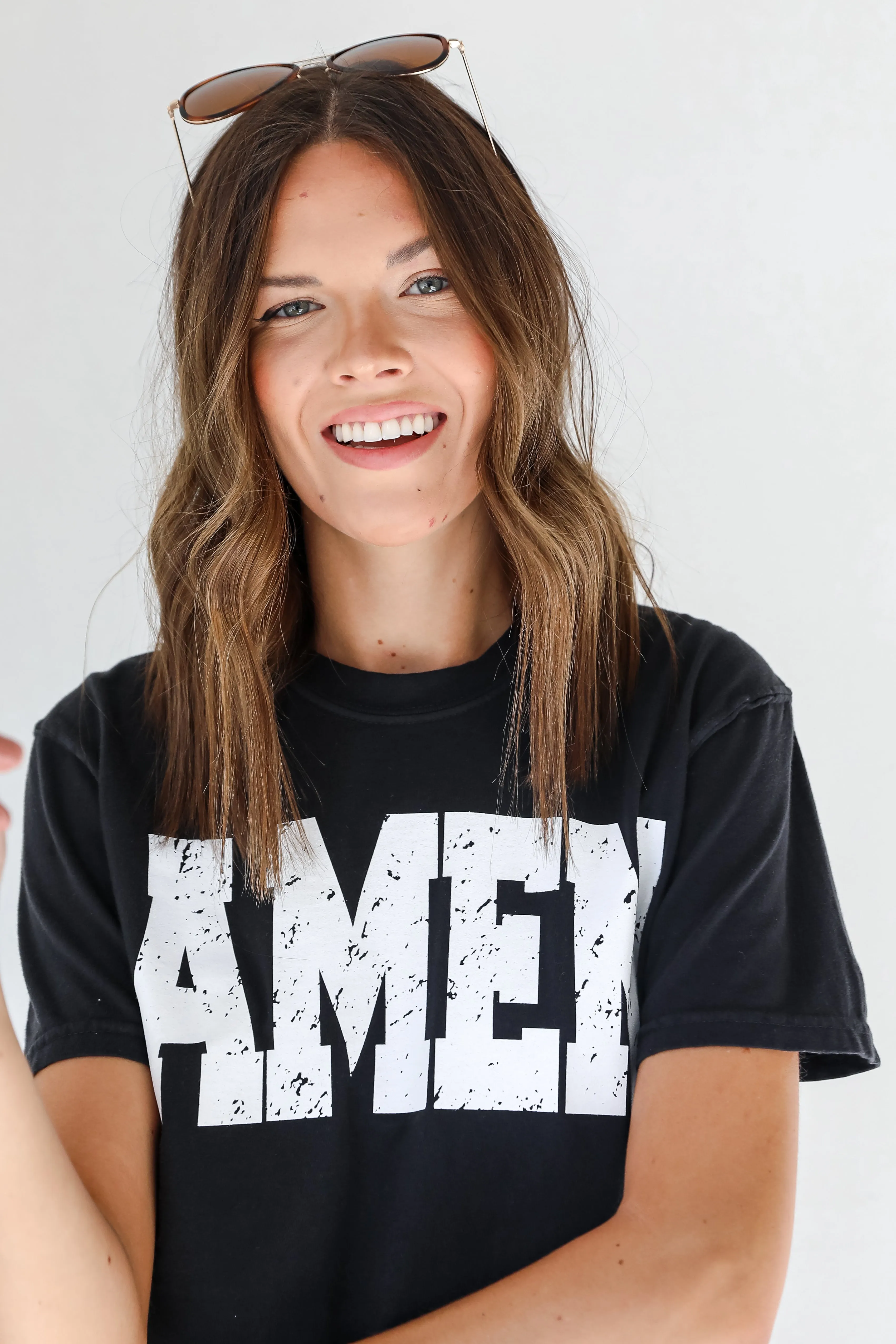 Light Style Trend Amen Tee