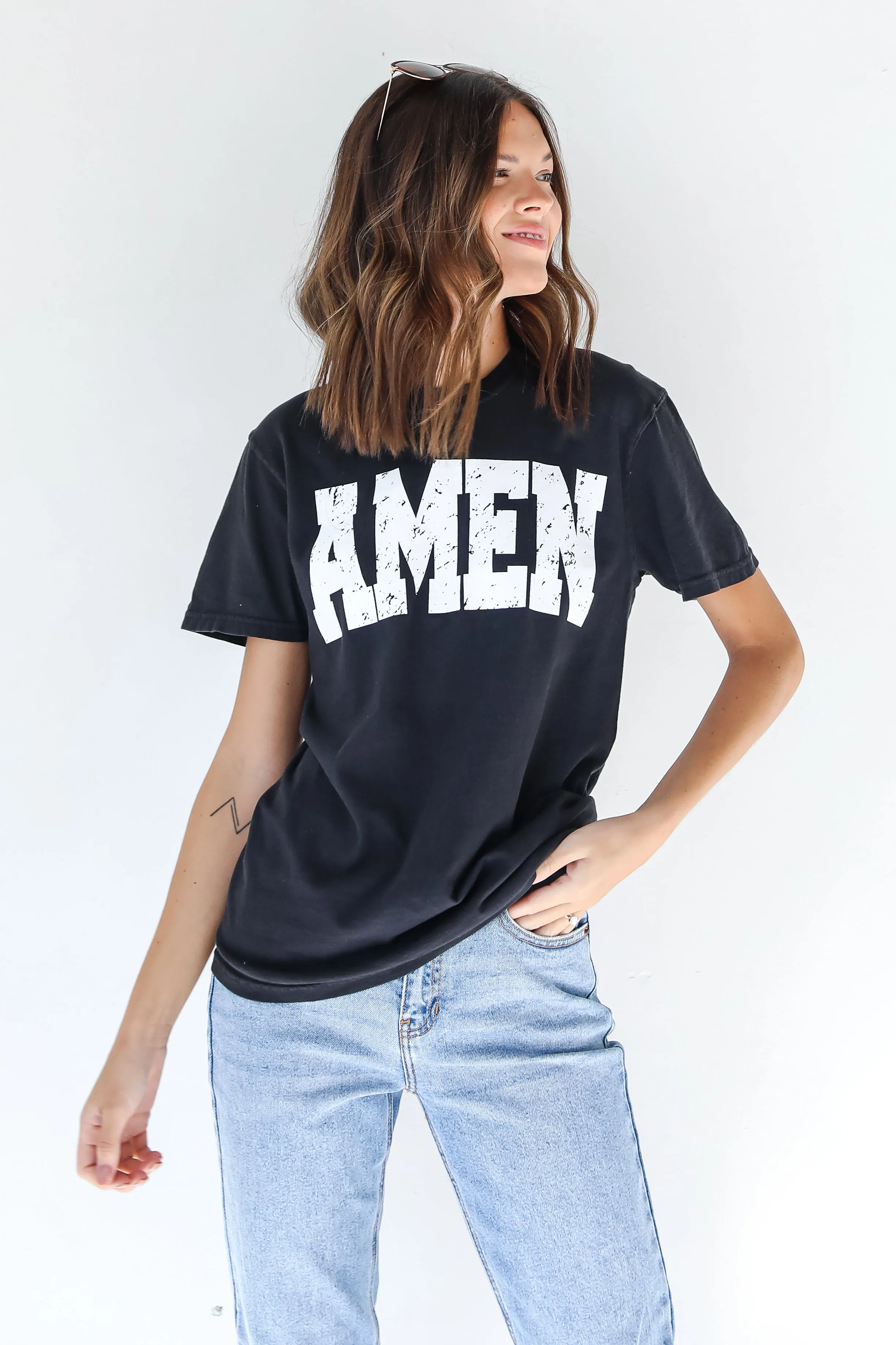 winter warmth Amen Tee