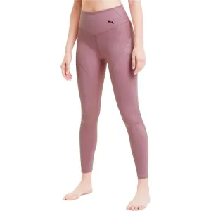 Puma Studio Porcelain Womens Long Running Tights - Pink Camping Gear Skin Friendly