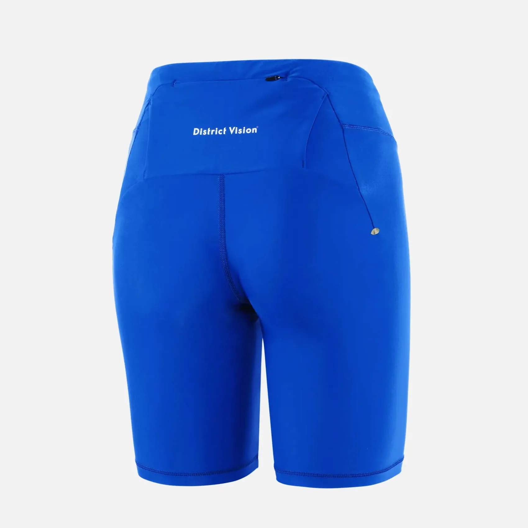 Women's 9 Inch Recycled Pocketed Half Tights Surf Blue Body Contour Evening Walk Maternity Wear