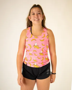 Women's Pink Bananas Performance Singlet Attractive performance enhancement Teens