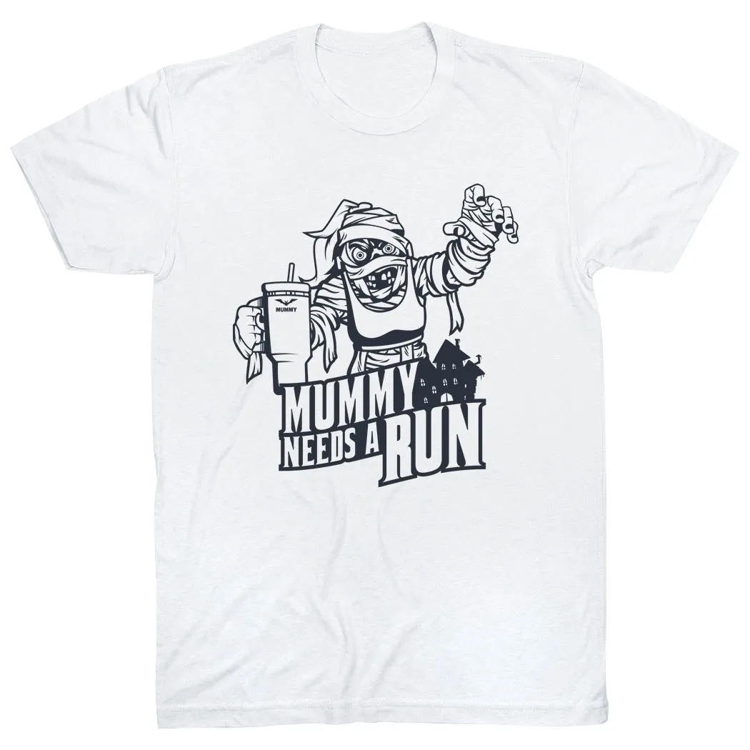 Running Short Sleeve T-Shirt - Mummy Needs a Run Comfortable Wear