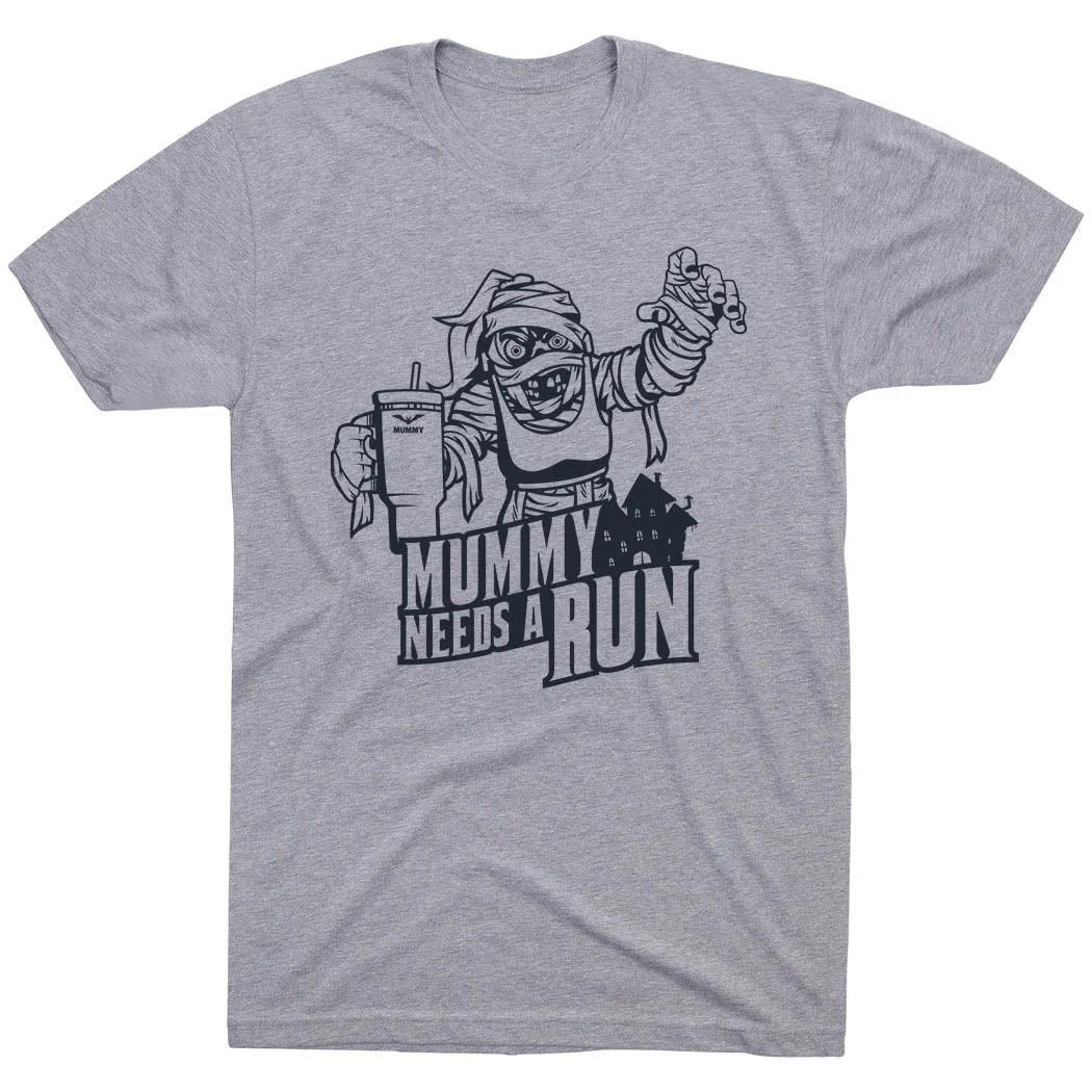 Running Short Sleeve T-Shirt - Mummy Needs a Run Soft Breathable
