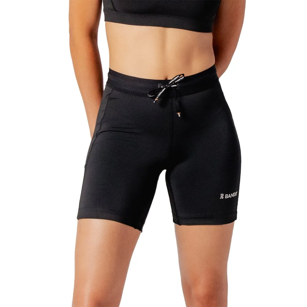 No Slip Waistband Bandit Running Women's Stamina? 7" Compression Shorts