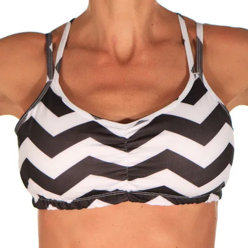 Chevrun Strappy Top Sports Bra Compression Fit Comfort during sports