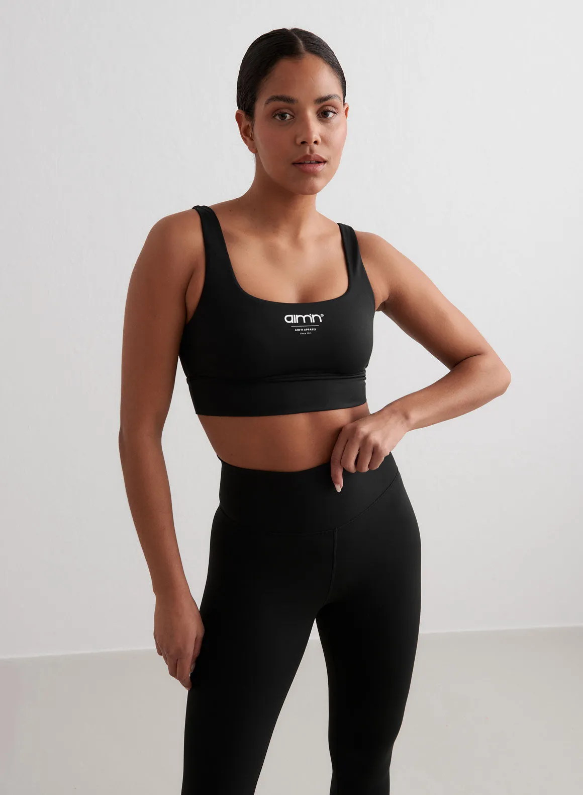 Wire-Free Comfort Embroidered Black Edge Core Bra
