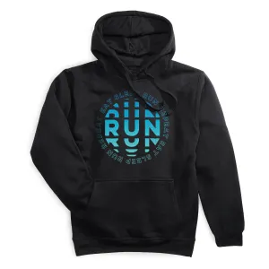 Active Look Brave Fit Statement Fleece Hoodie - Eat Sleep Run Repeat