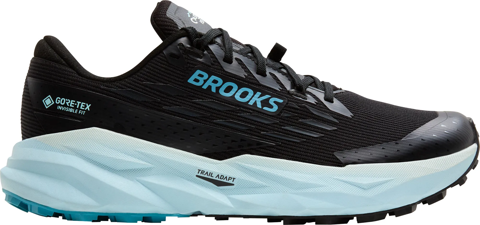 Impact Diffusing Plate Brooks Cascadia 19 GORE-TEX Womens Trail Running Shoes - Black