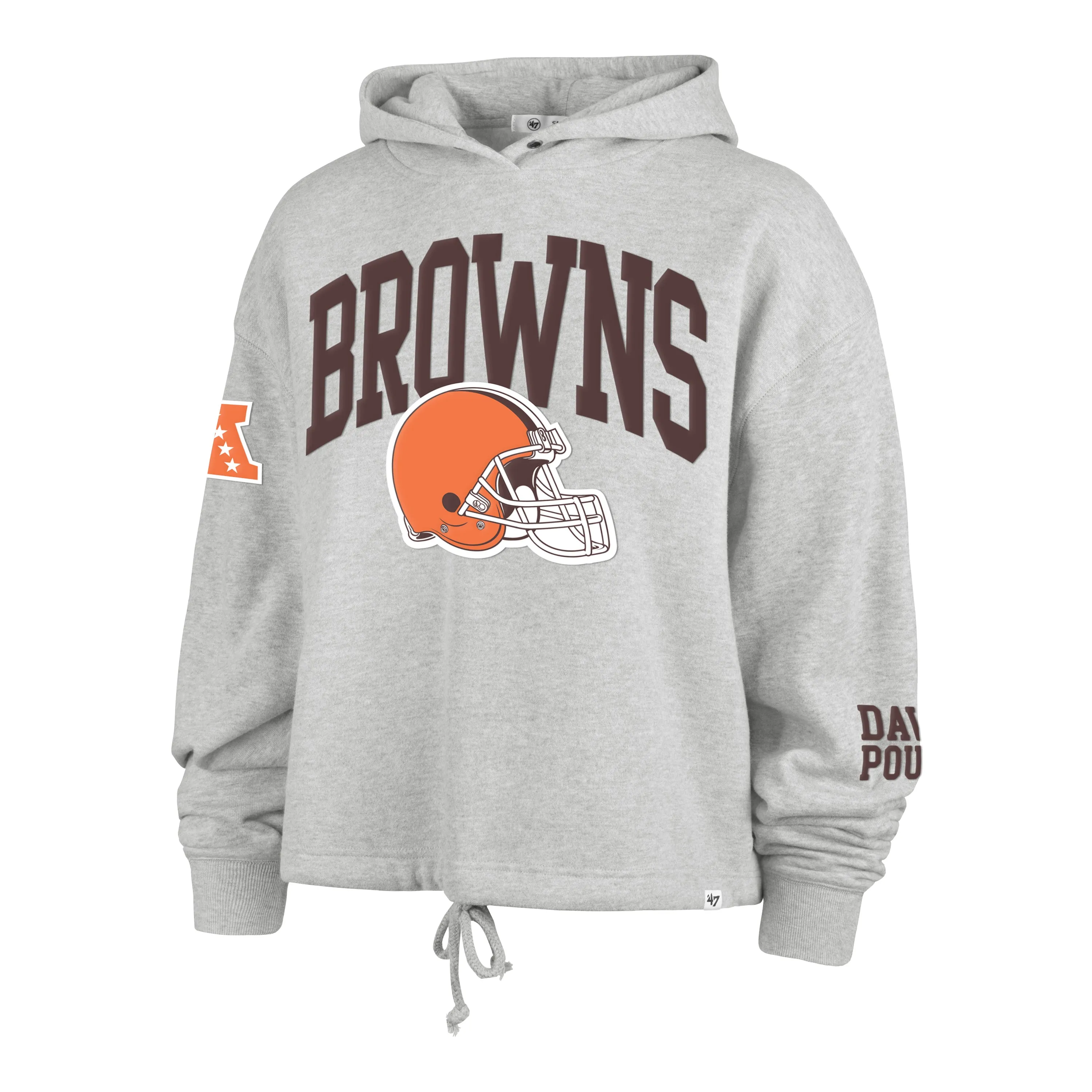CLEVELAND BROWNS HIGH HOPES '47 VENICE HOOD WOMENS Reinforced Stress Points