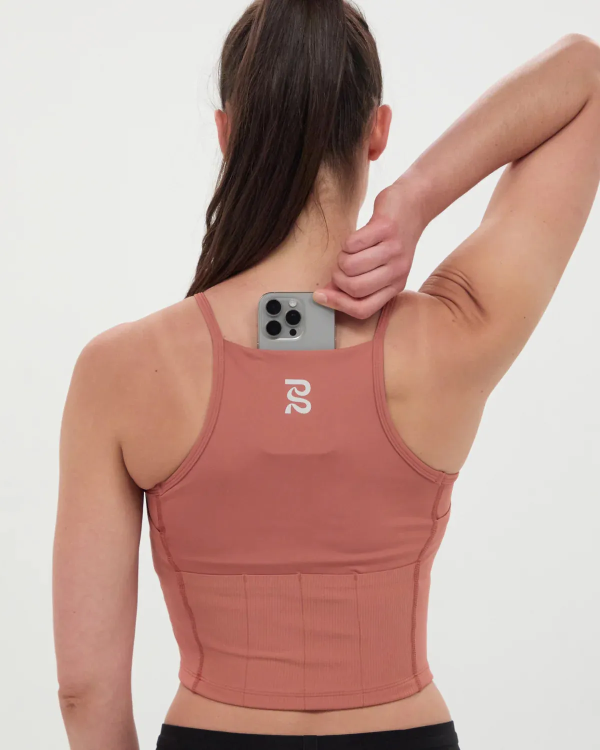 Women's Stamina 7 Pocket Nova Crop Baked Clay Emergency response Easy to disassemble