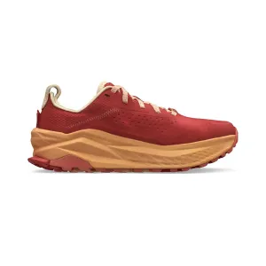 Women's Olympus 6 Trail Running Shoe - Red/Orange - Regular (B) Recycled Midsole Foam