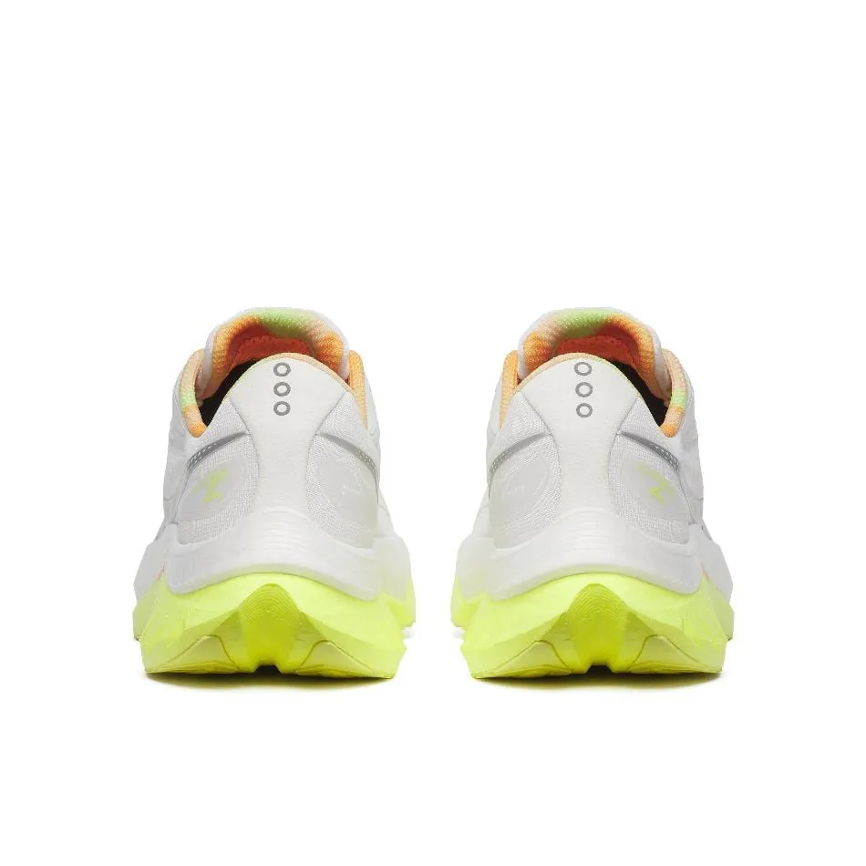 wide - toe - box shoes Saucony Women's Endorphin Speed 4 Running Shoes in White/Sunny SS25