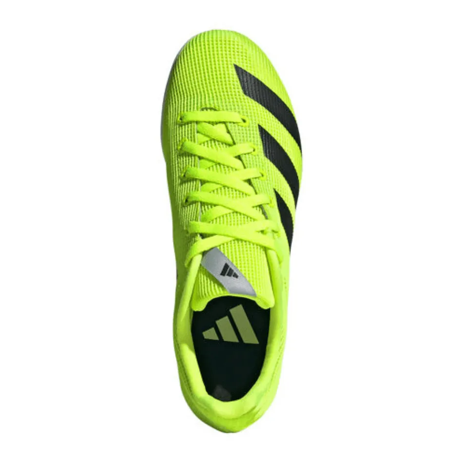 Good Traction Adidas Unisex All Round Star J Running Shoes in Lucid Lemon/Core Black/Halo Silver SS25