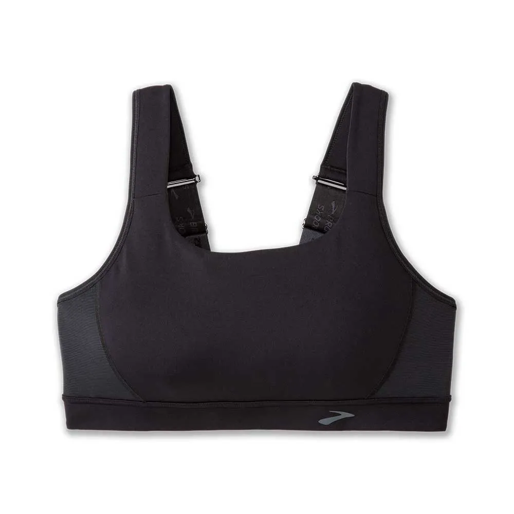 Women's Convertible 2.0 Sports Bra - Black Solid