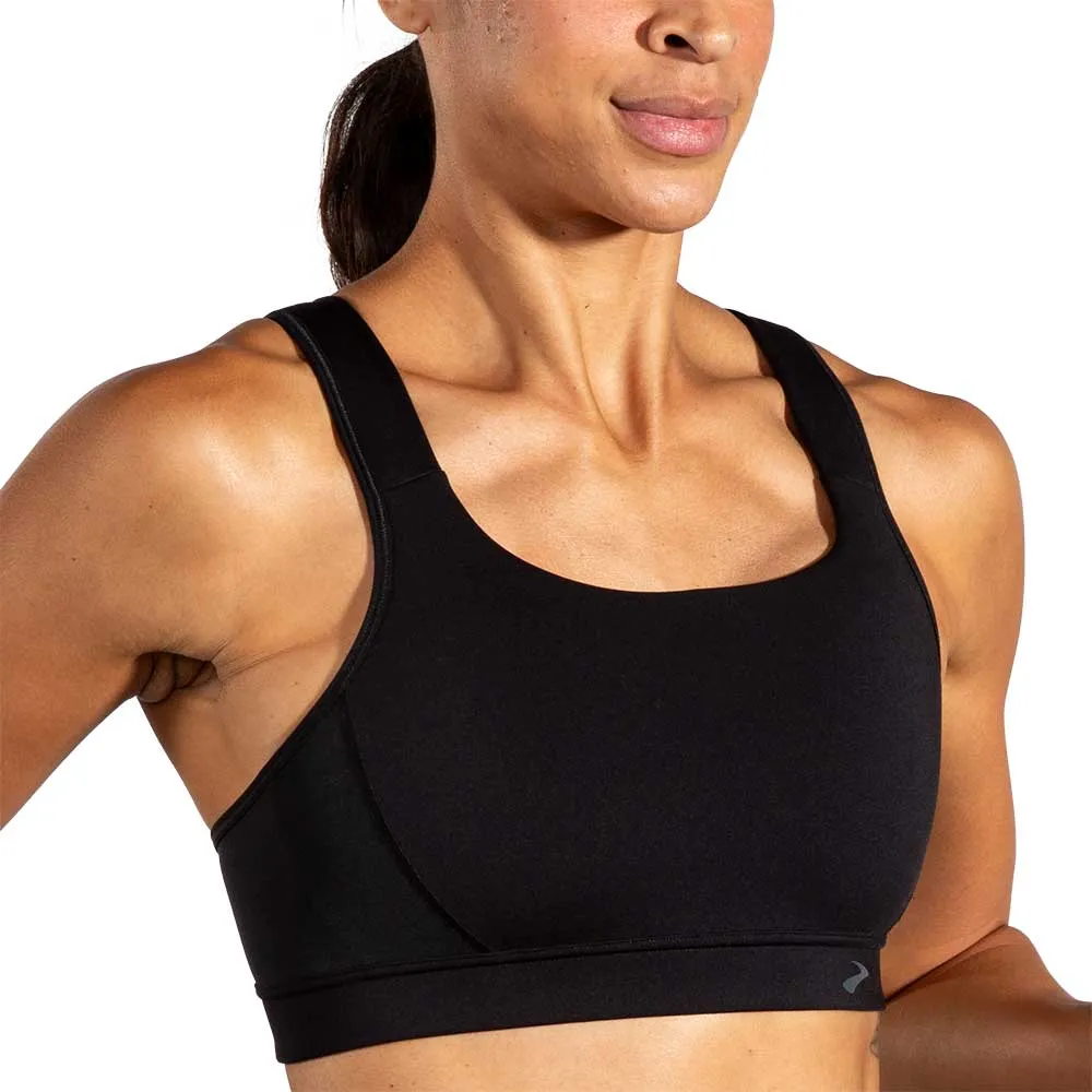 Oversized fit seams Easy Design Women's Convertible 2.0 Sports Bra - Black