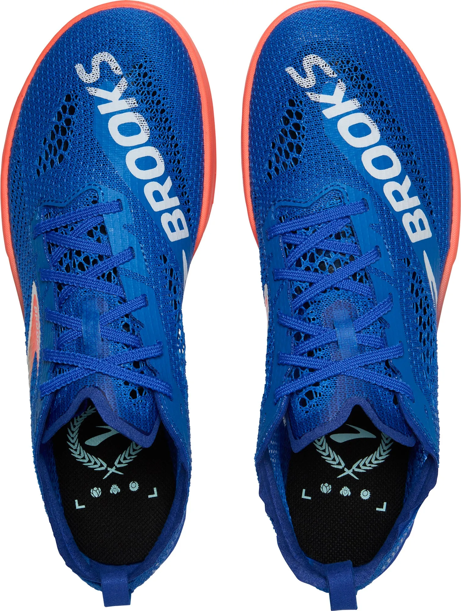 Brooks Hyperion Elite LD Running Spikes - Blue Hurdling
