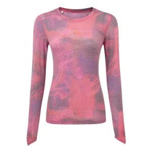 Holiday Style Trend Ronhill Tech Golden Hour Long Sleeve Women's Running Tee - Salsa Illuminations