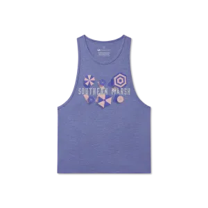 Marci Tank - Umbrellas Ornamental Double Layer