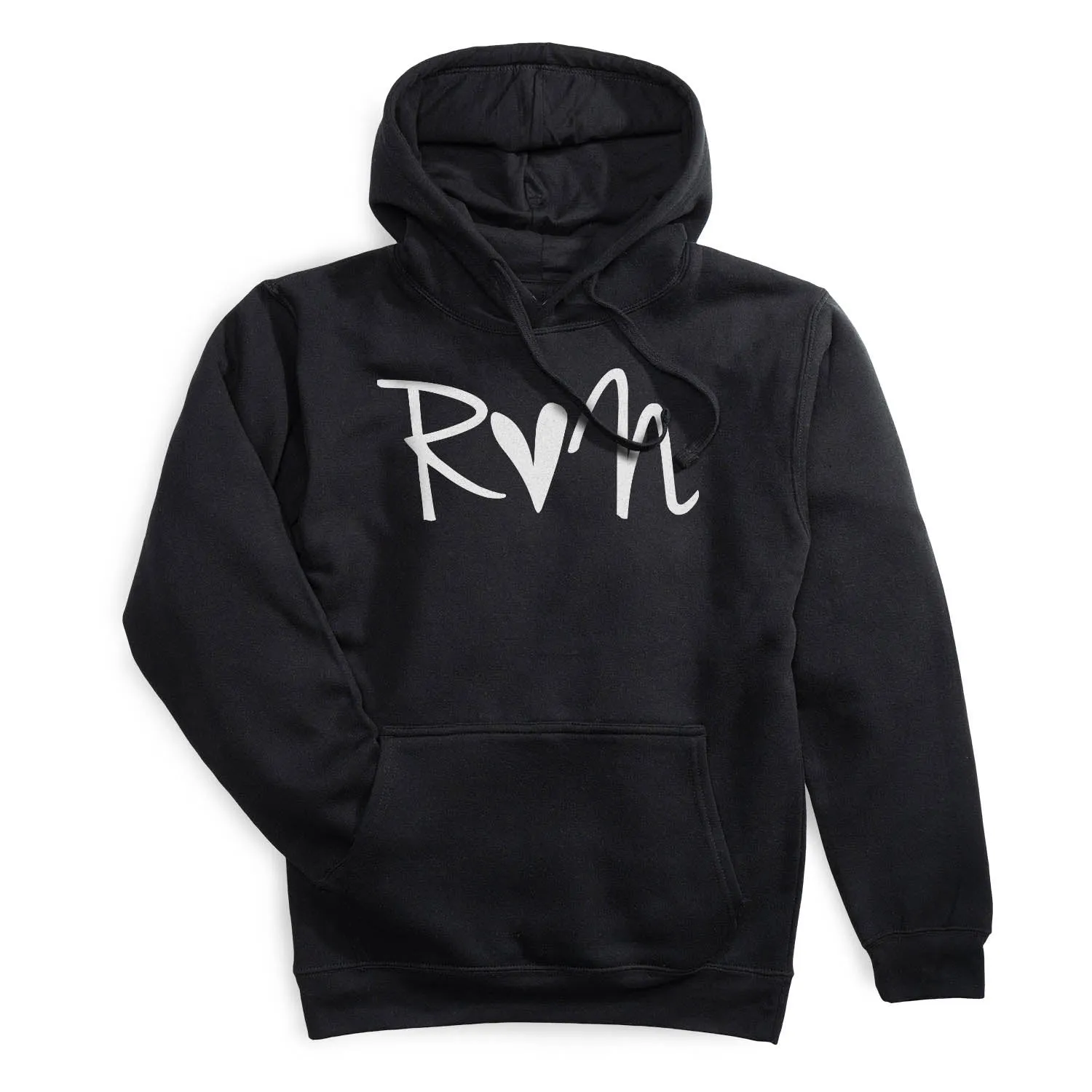 Statement Fleece Hoodie -  Run Heart Sky Mood SmoothEdging