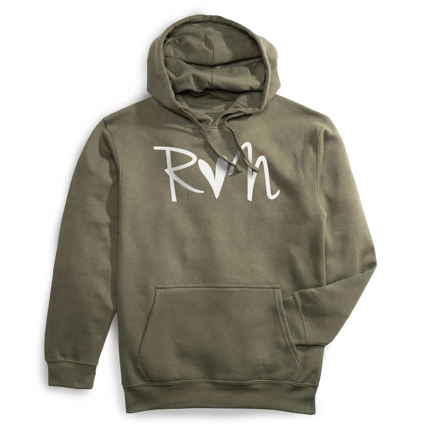 Statement Fleece Hoodie -  Run Heart Easy Wear