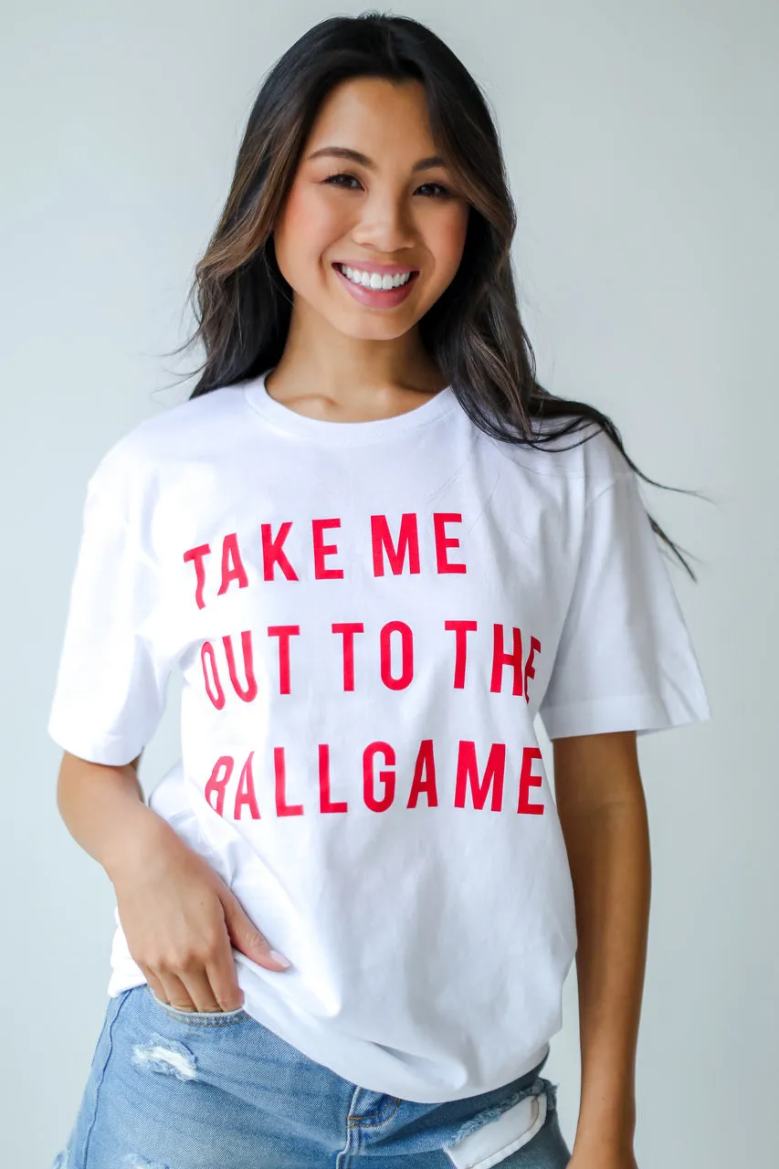 Fuzz Free Surface Take Me Out To The Ballgame Tee