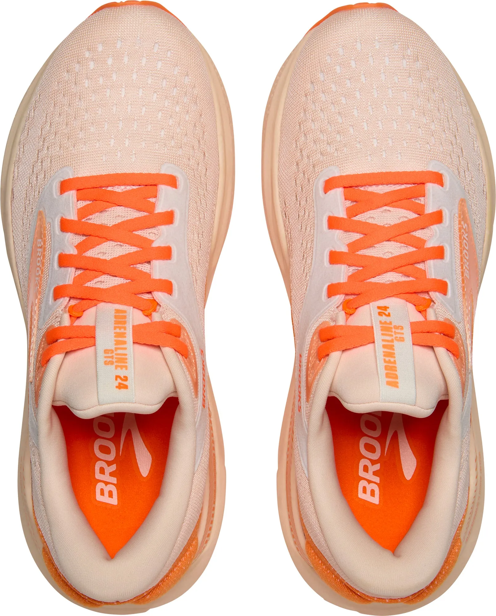 Brooks Adrenaline GTS 24 Womens Running Shoes - Orange odor - control insole shoes trail running shoe parts