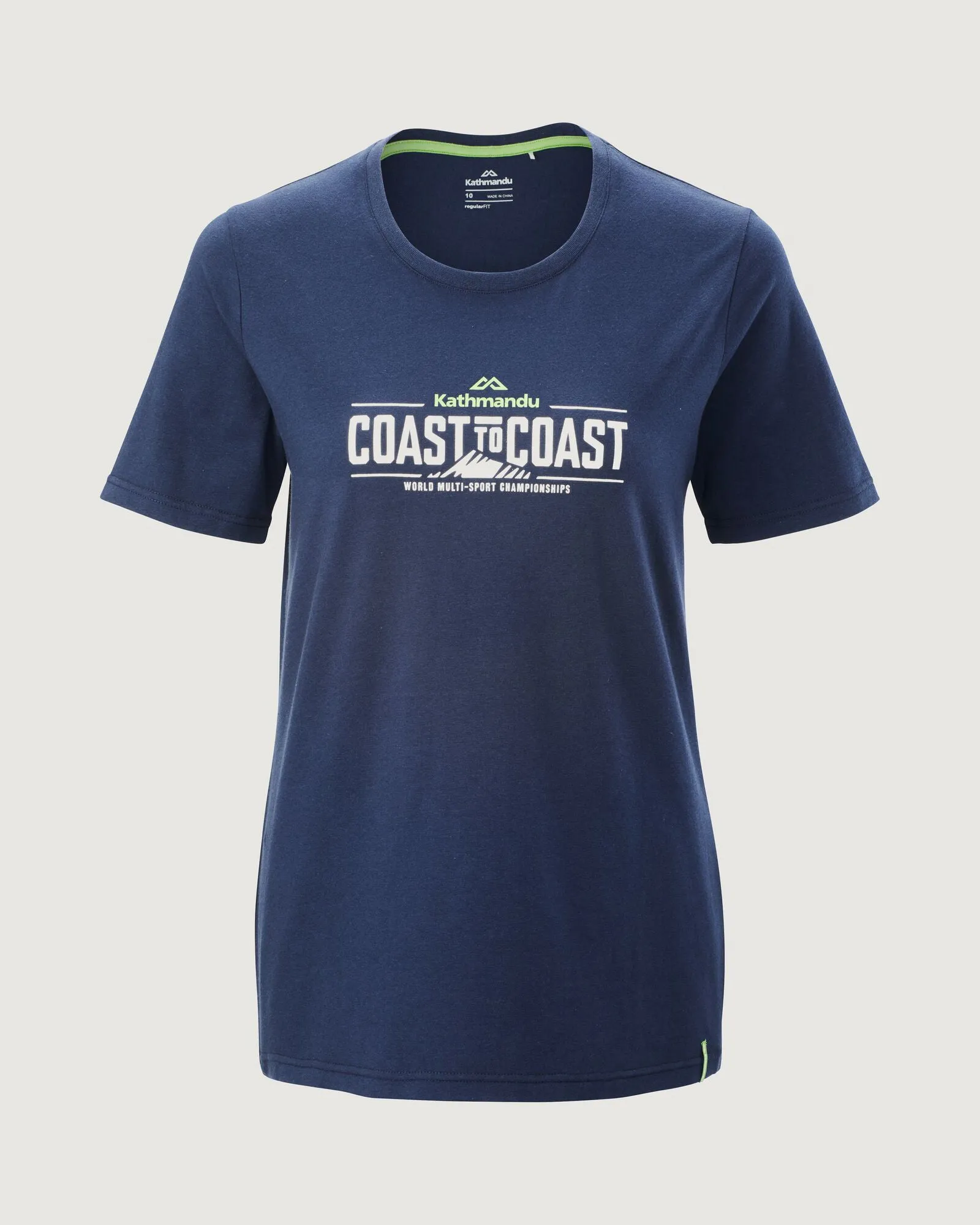 Comfy Look Wear Women's Coast to Coast T-shirt - Midnight Navy