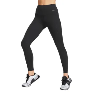 Nike Women's Universa Medium-Support High-Waisted Full Length Leggings Black Effortless Active Fit