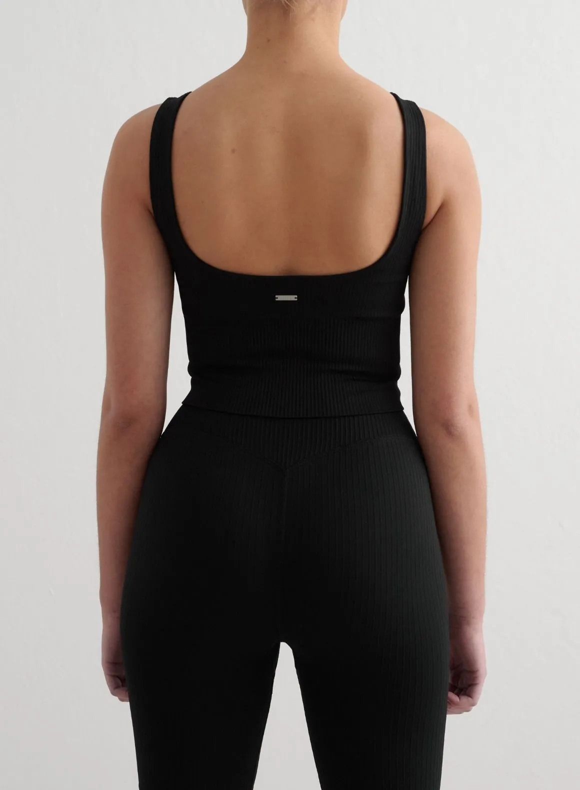 Black Ribbed Seamless Shaping Bralette Research - enabling