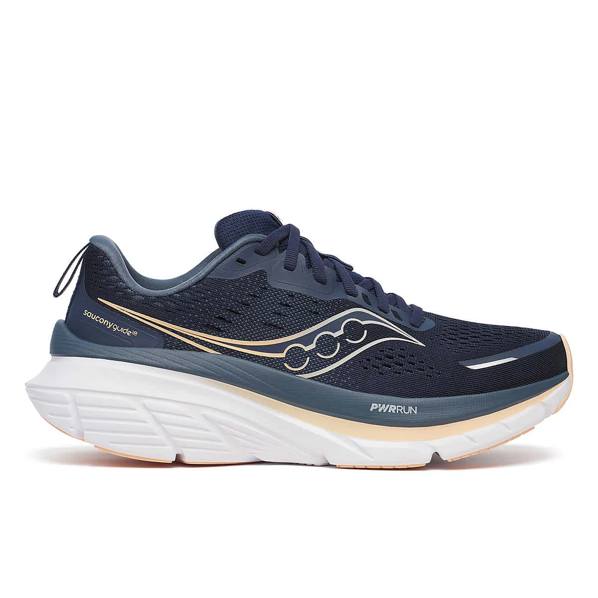 Hygroscopic Lining Saucony | Guide 18 | Women's | Navy/Apricot
