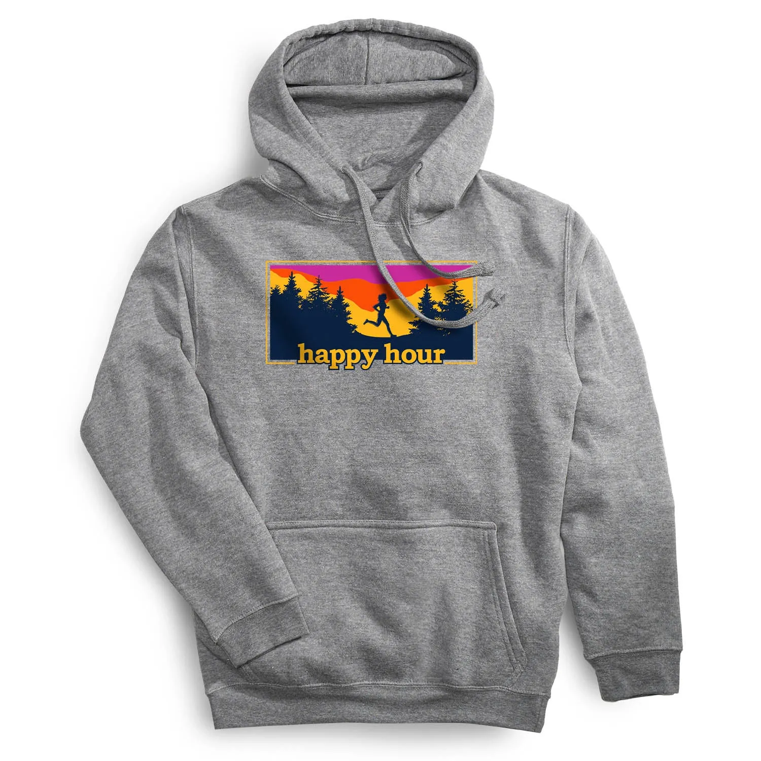 Statement Fleece Hoodie -  Happy Hour MultiDirectionalFlex