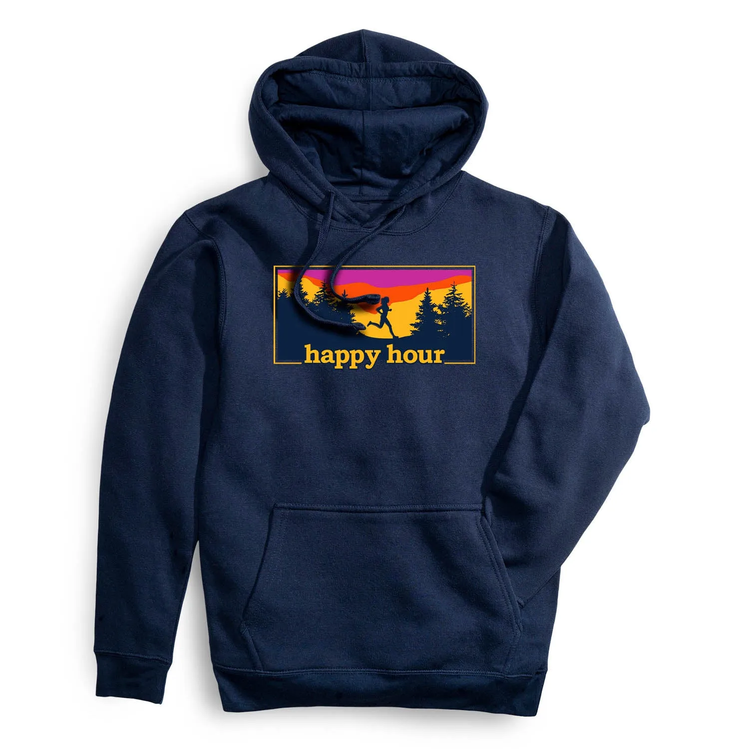 Picnic Fun slow life Statement Fleece Hoodie -  Happy Hour
