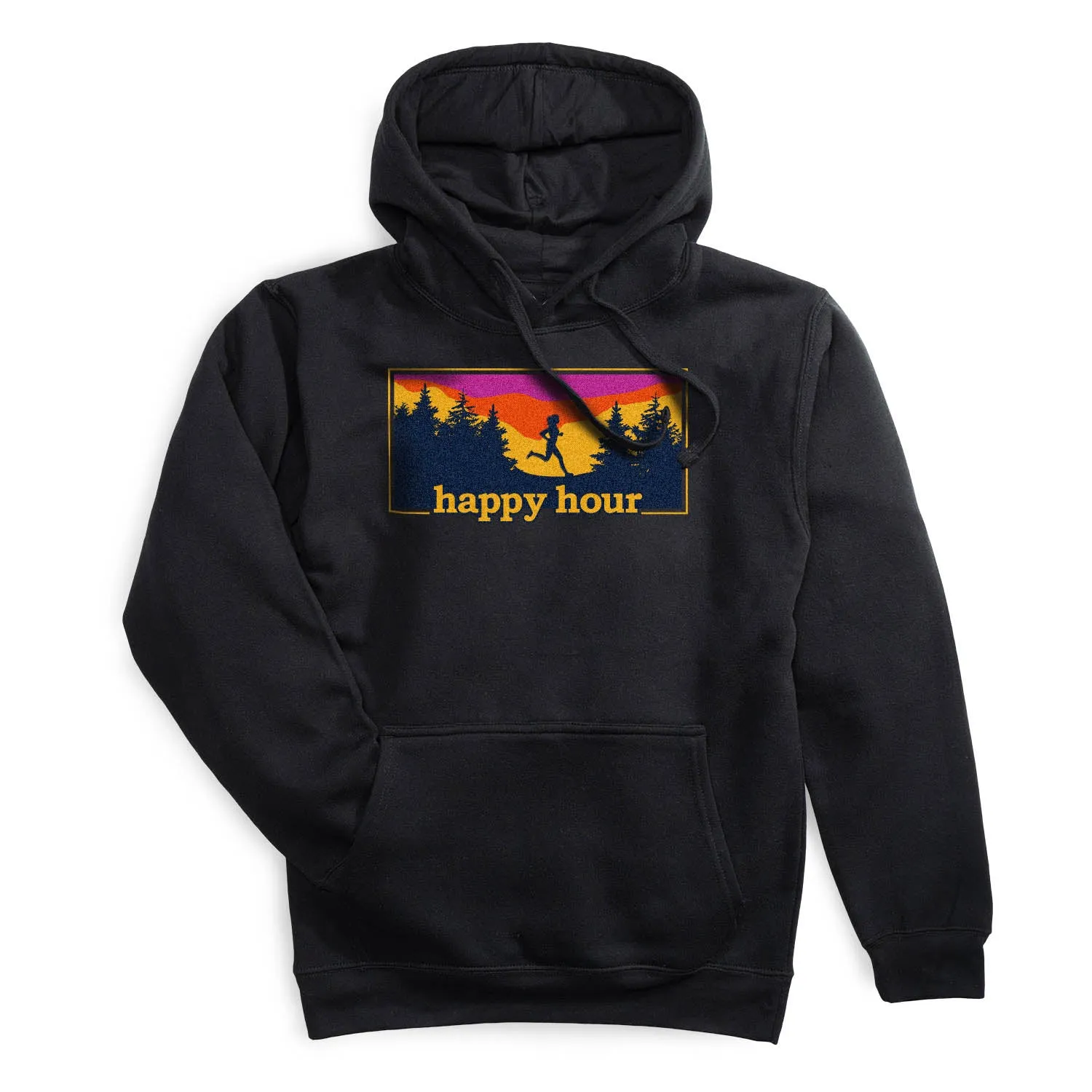 Smart Skirt Statement Fleece Hoodie -  Happy Hour
