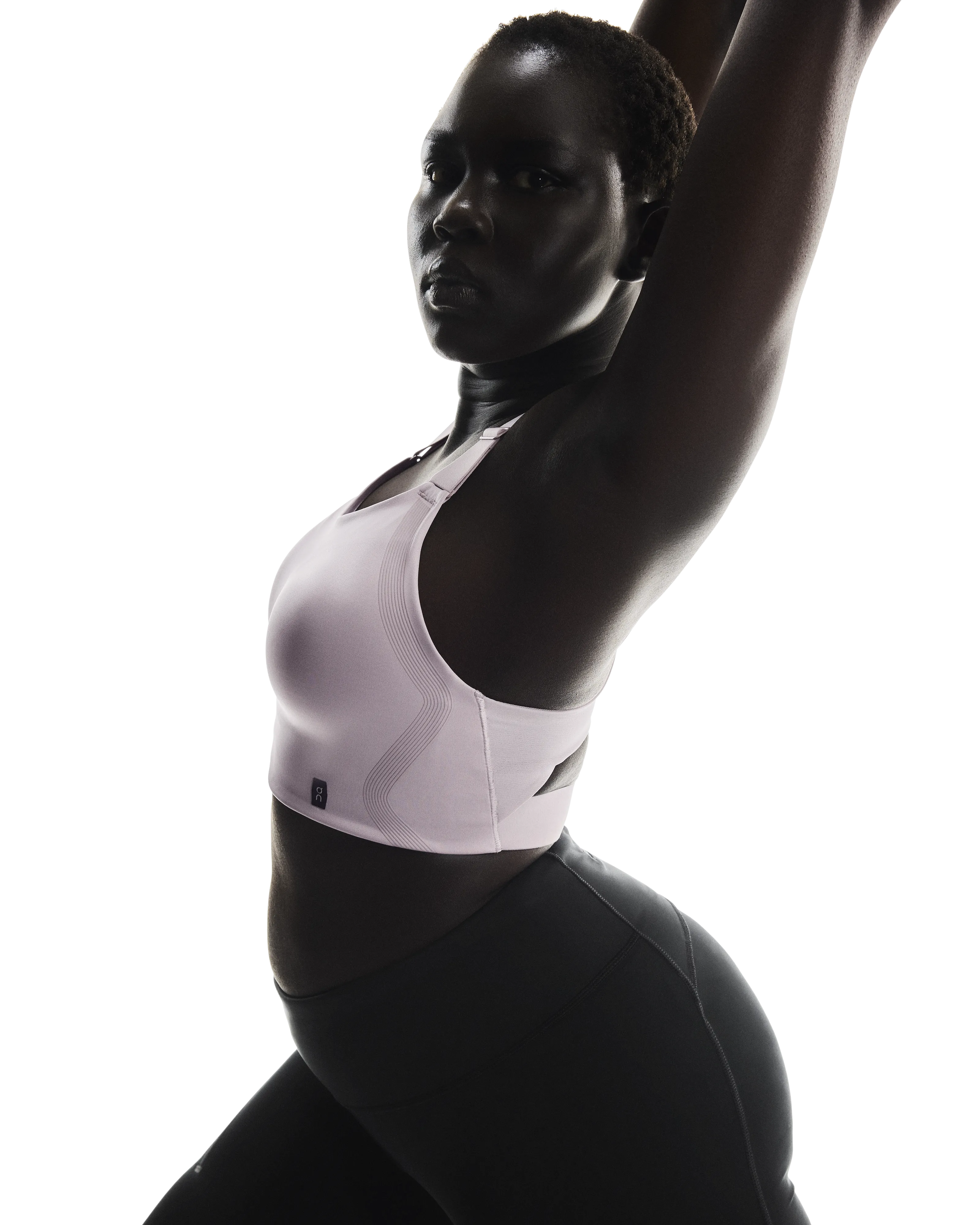 Secure Closure System Wide straps seams Women's Performance Flex Bra Mauve