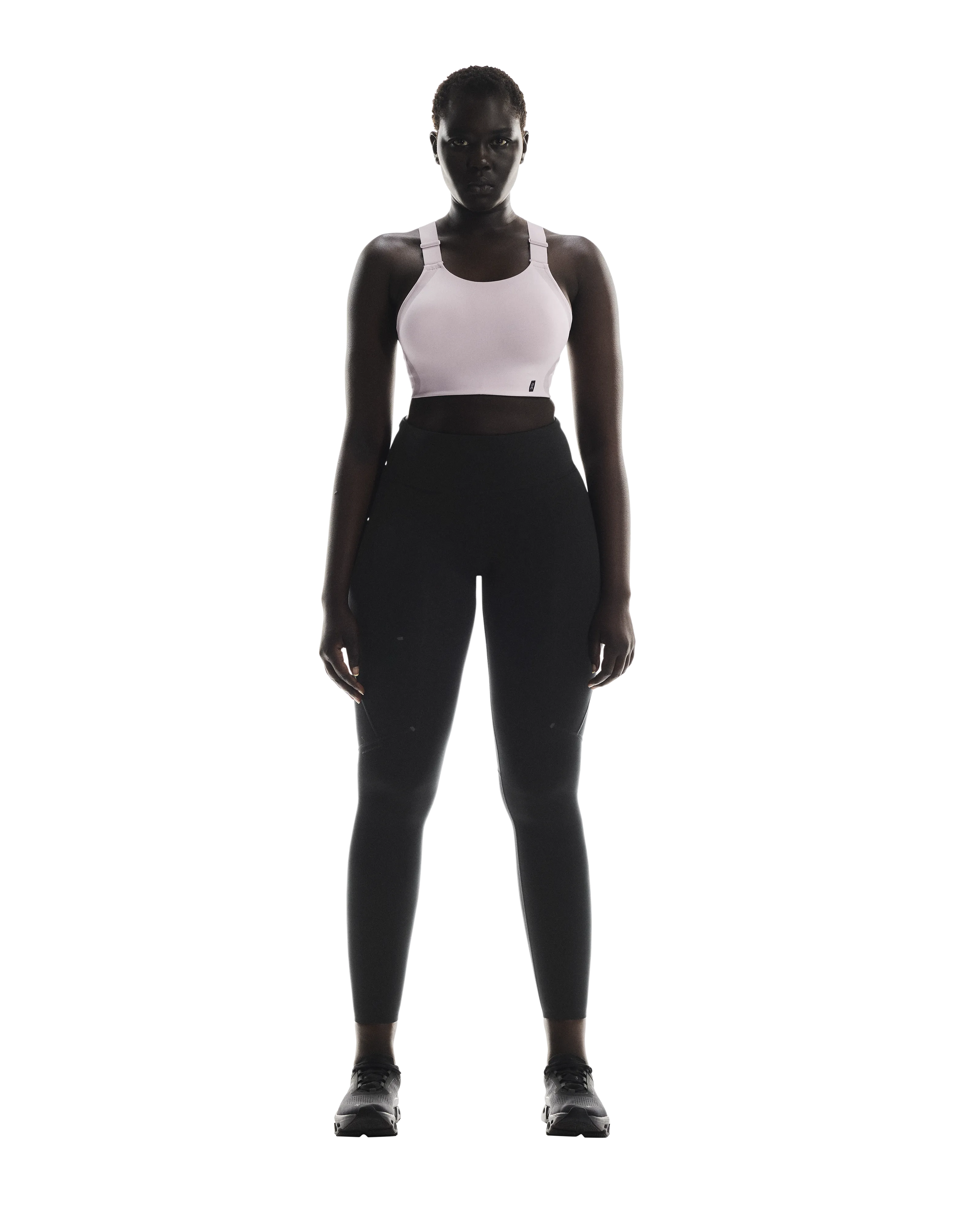 Tension Distribution Weave Cotton fitness wear Women's Performance Flex Bra Mauve