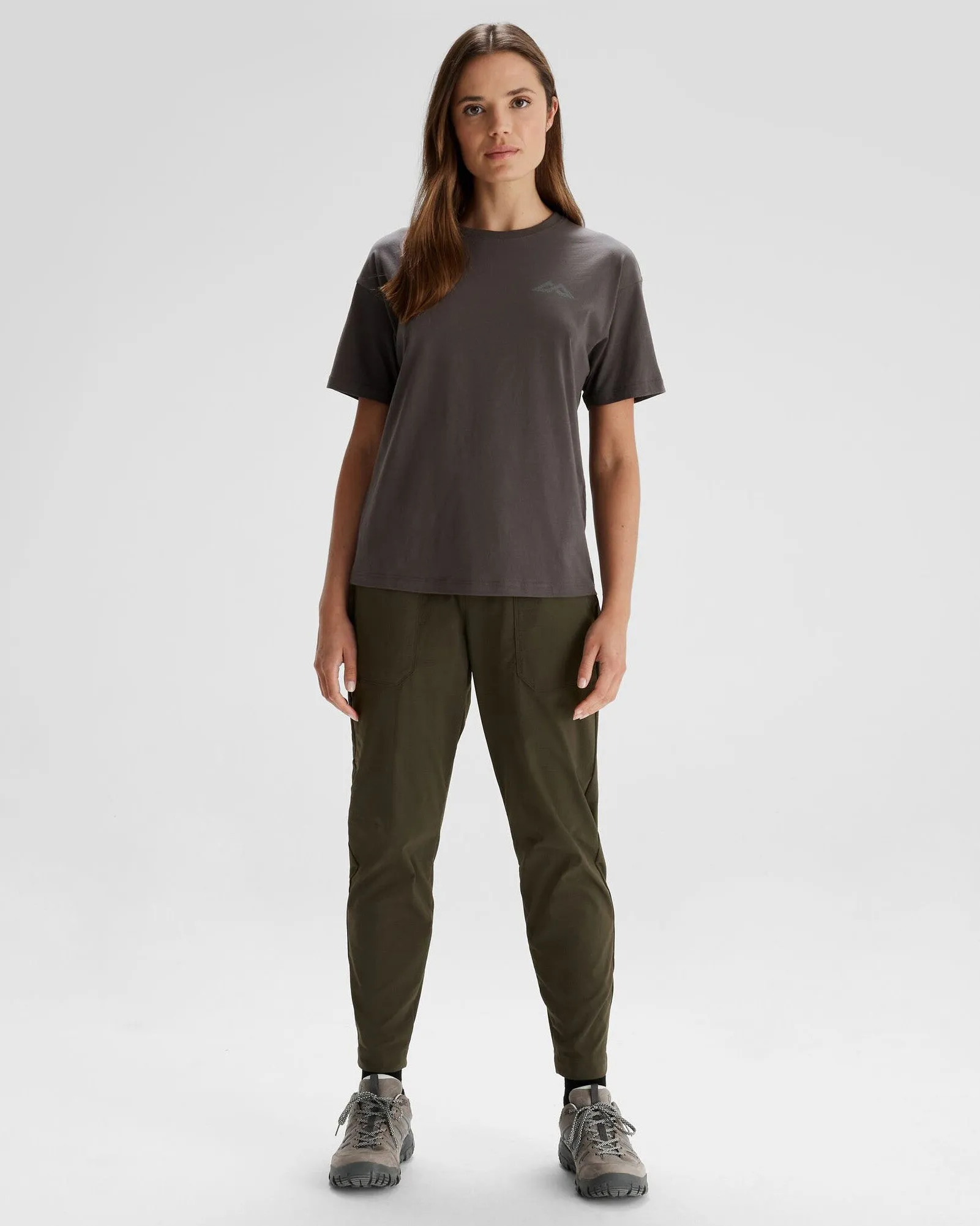 Women's Simon Beck Organic Cotton T-shirt  - Metal Indoor Event Stretch Fit