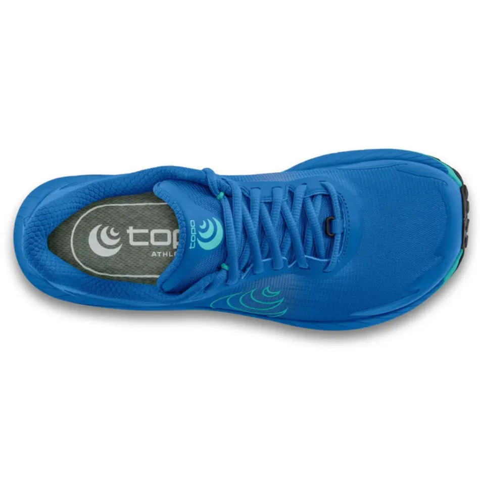 Topo Women's MTN Racer 4 Trail Running Shoes in Blue AW25 breathable insole