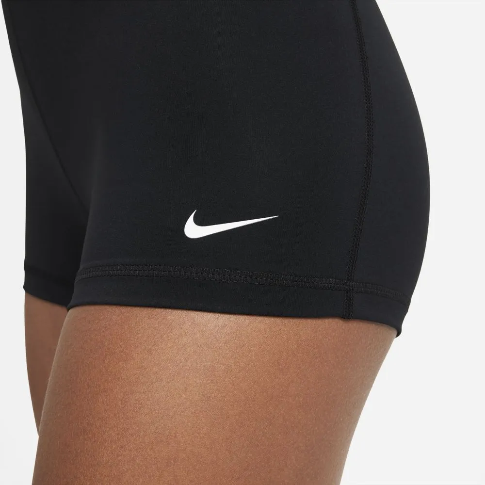 Sharp Edge Basic Wardrobe Nike Women's Pro 3 Inch Shorts Black / White