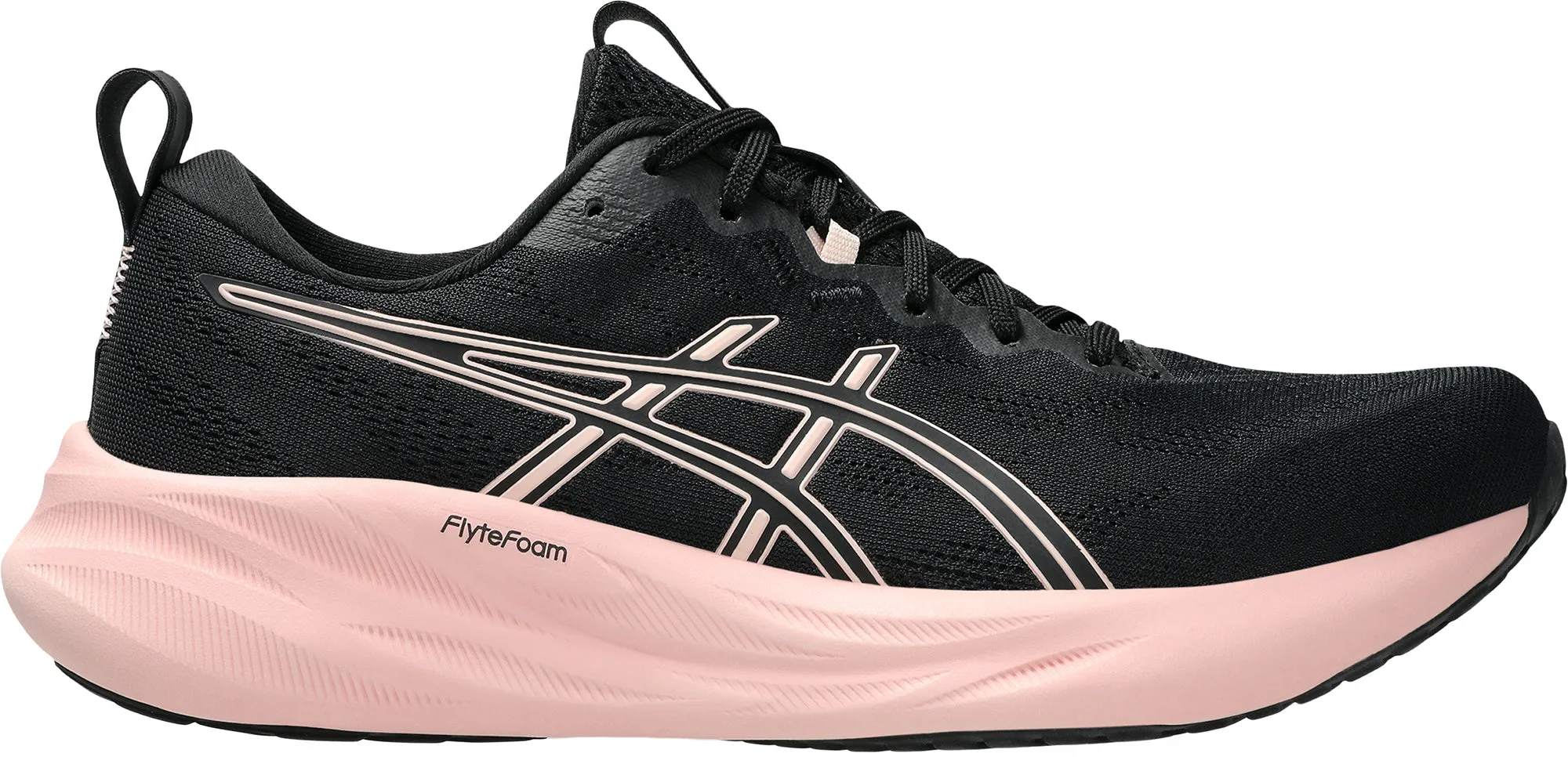 Asics Gel Pulse 16 Womens Running Shoes - Black Abrasion Resistant Sole cycling shoes