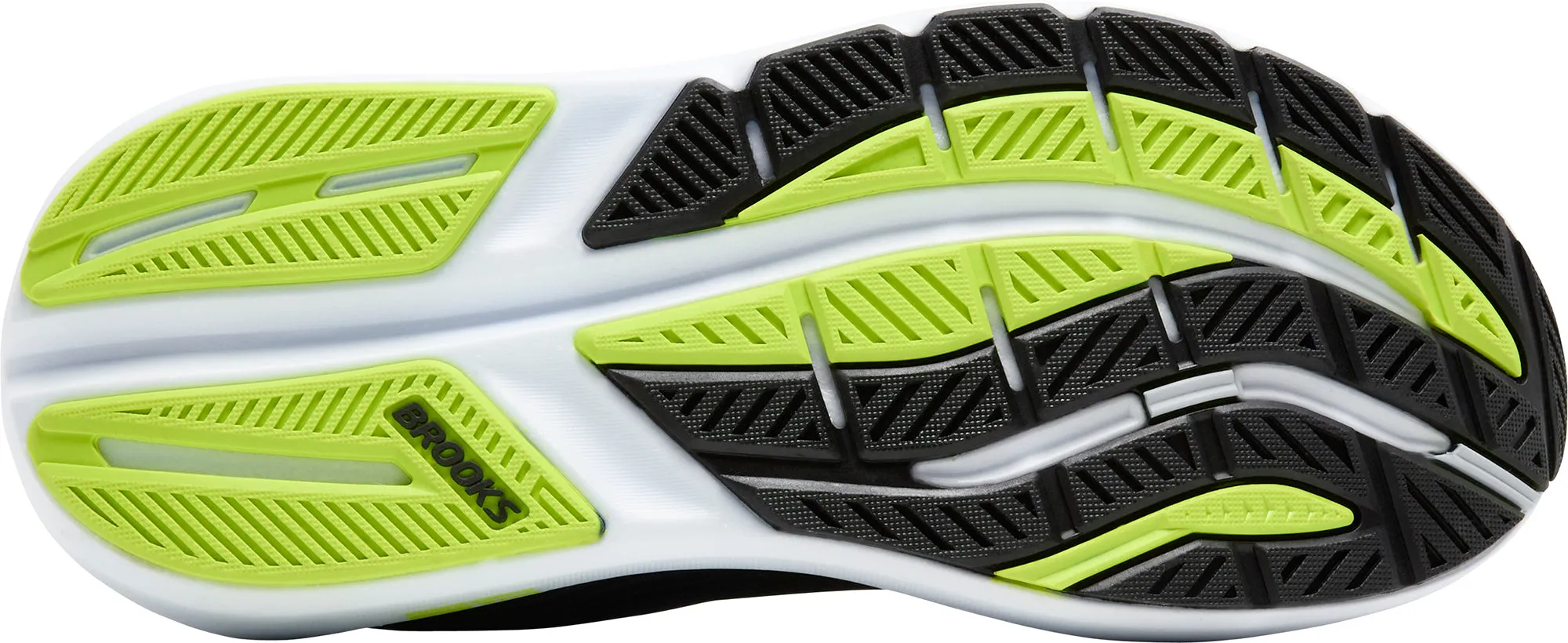 flat feet shoes Comfort Fitment Brooks Ghost Max 3 Mens Running Shoes - Black