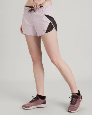 Sun shield Sun Protection Fabric WELL.DER.NESS Energy Women's 4 inch Shorts - Lupin Field